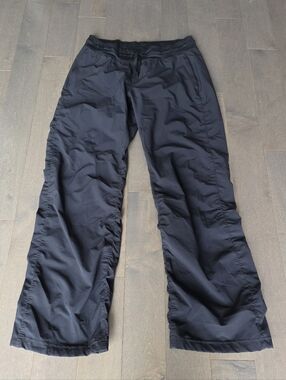 Under Armour Drawstring Wide-Leg Track Pants Women's Black Size Large